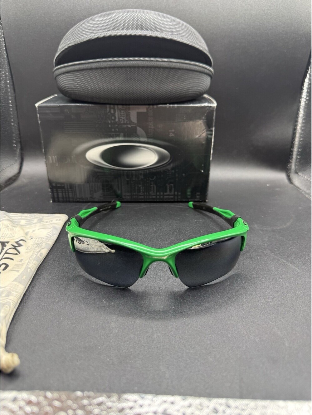 Oakley Half Jacket 2.0 XL Polished Green/Black Iridium Lenses